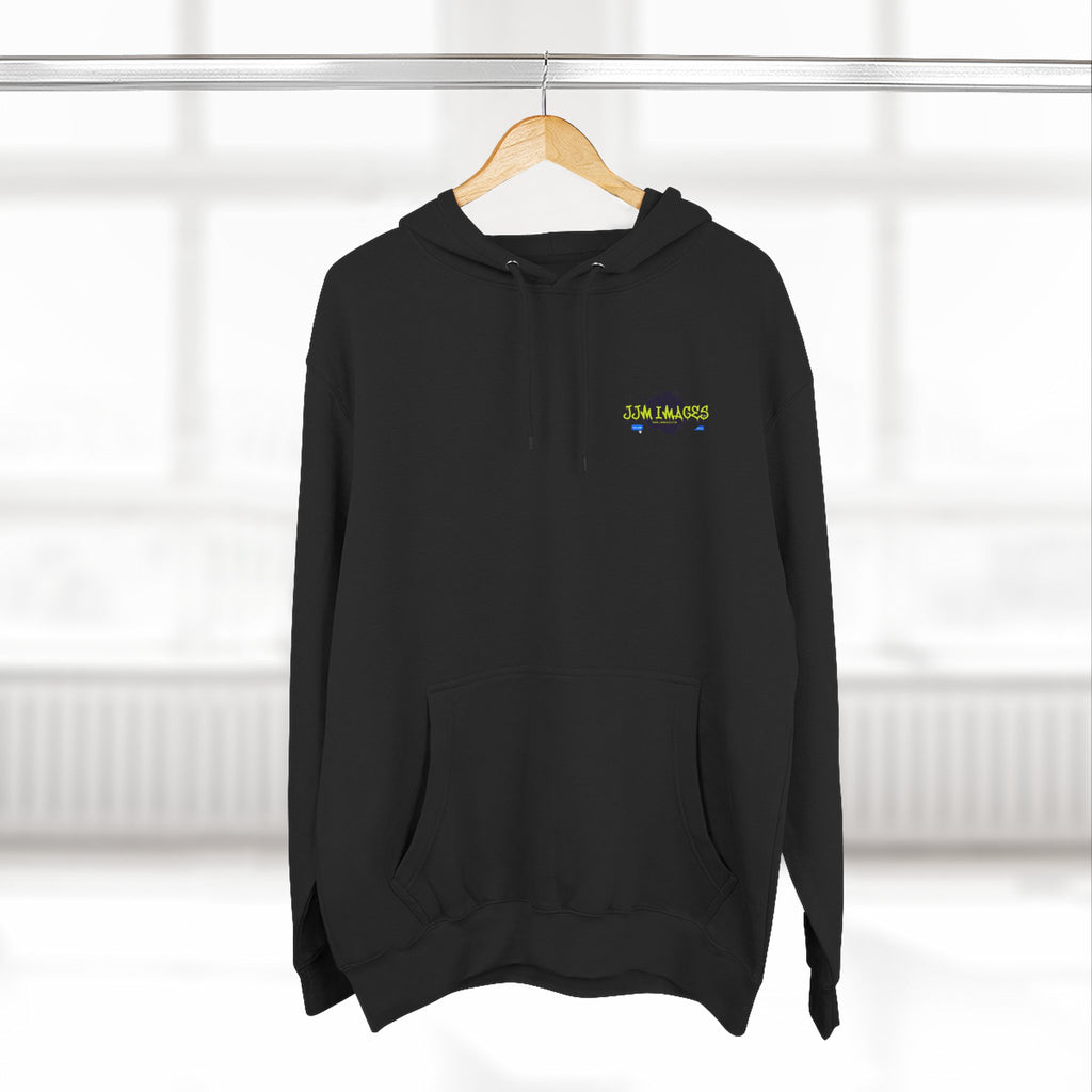 Sports Photographer Hoodie – “I Was Shot By JJM” Graphic Fleece Hoodie