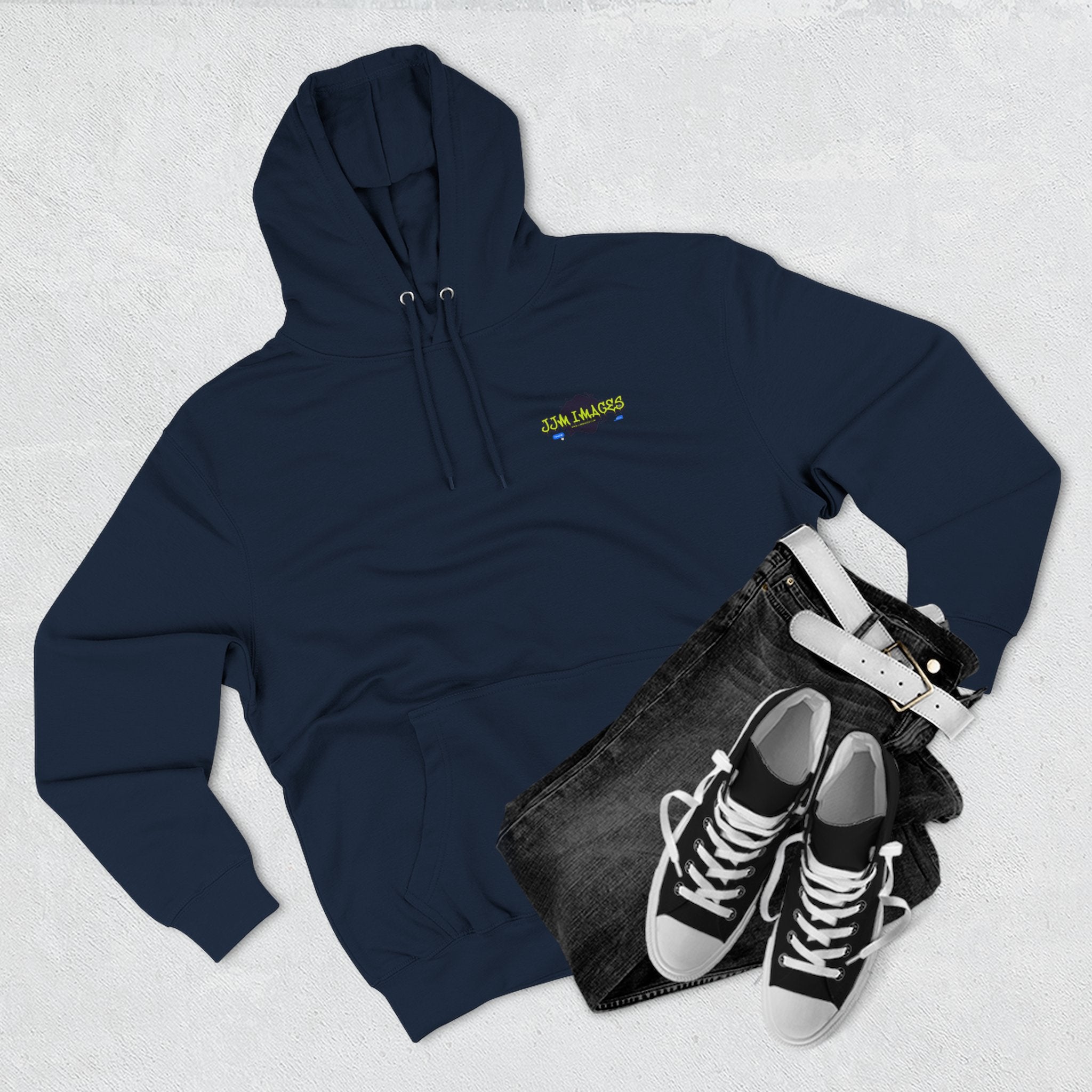 Sports Photographer Hoodie – “I Was Shot By JJM” Graphic Fleece Hoodie