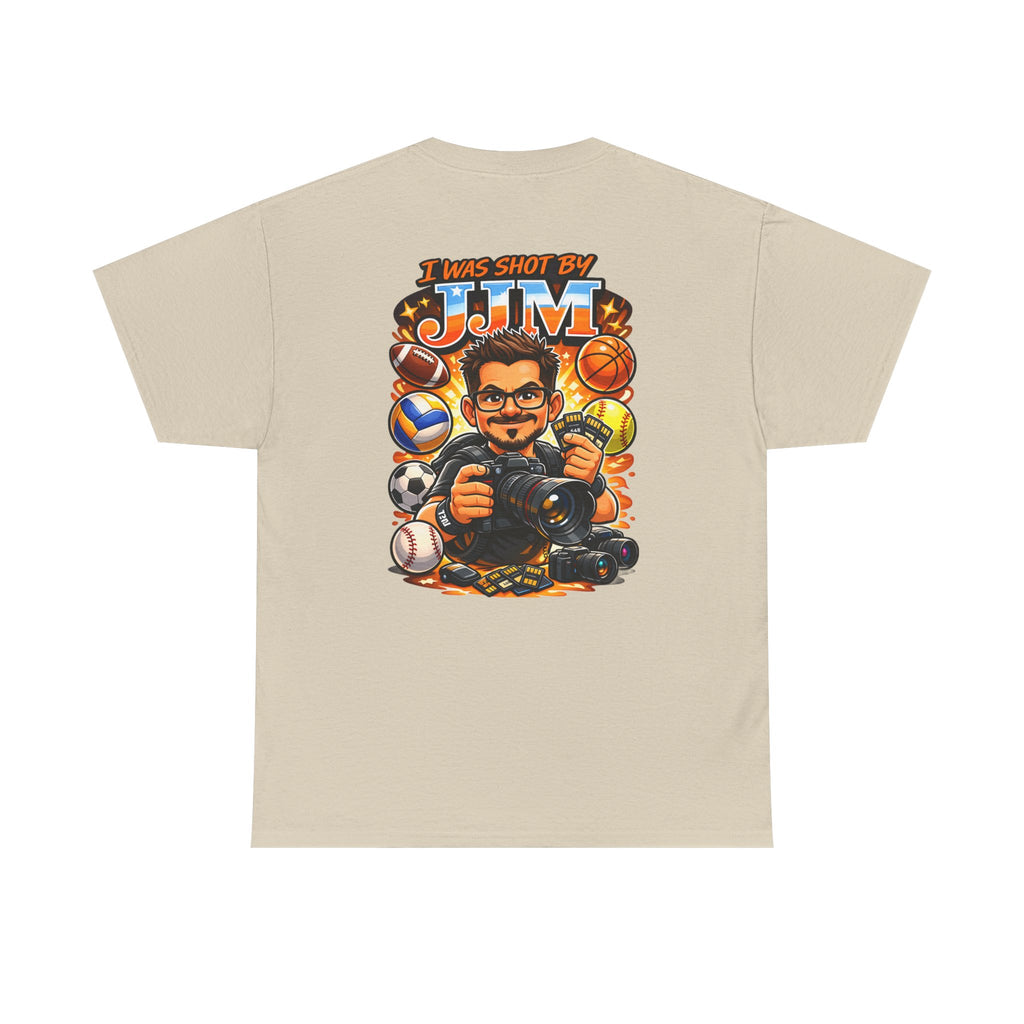 T‑Shirt — 'Island' Tropical Graphic Tee with Palm Silhouette