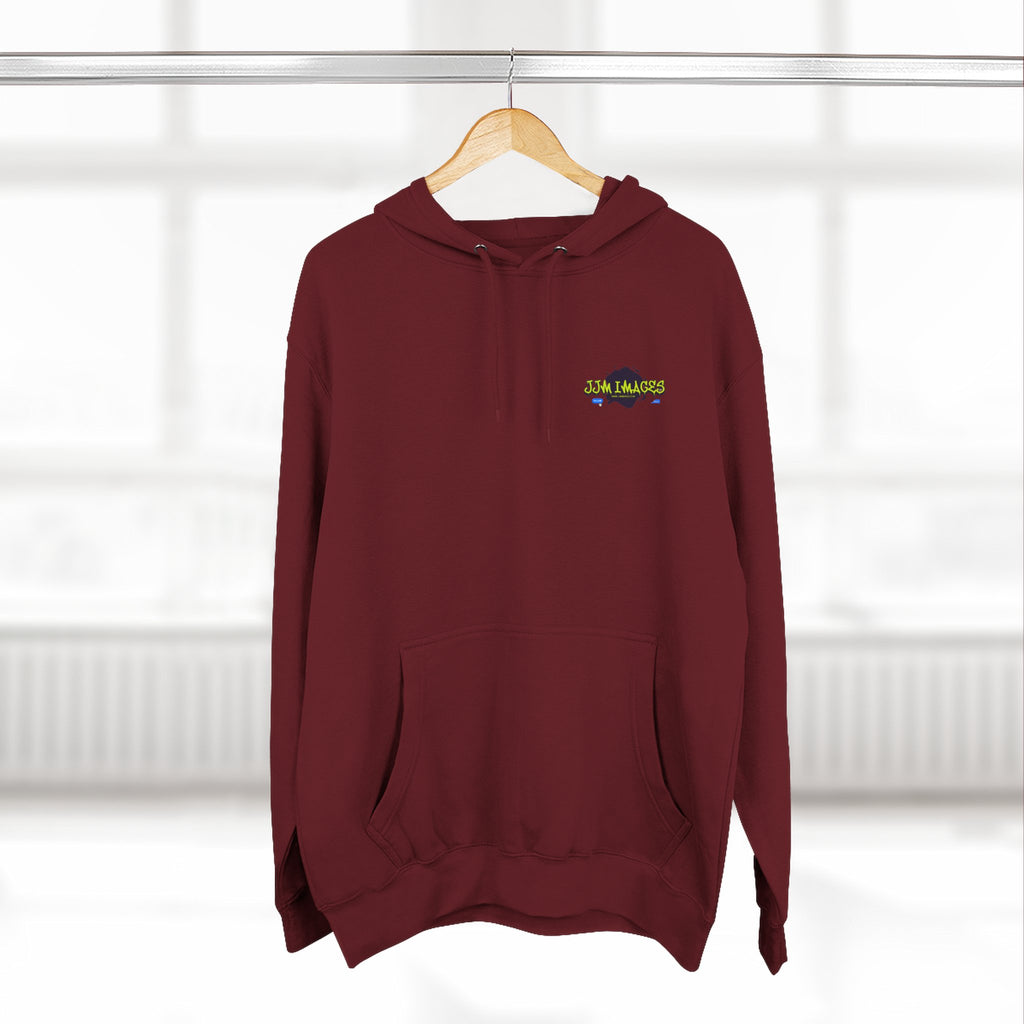 Sports Photographer Hoodie – “I Was Shot By JJM” Graphic Fleece Hoodie