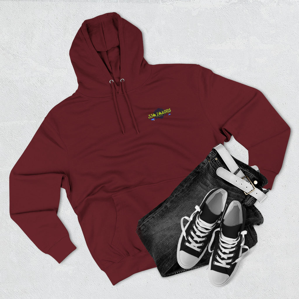 Sports Photographer Hoodie – “I Was Shot By JJM” Graphic Fleece Hoodie