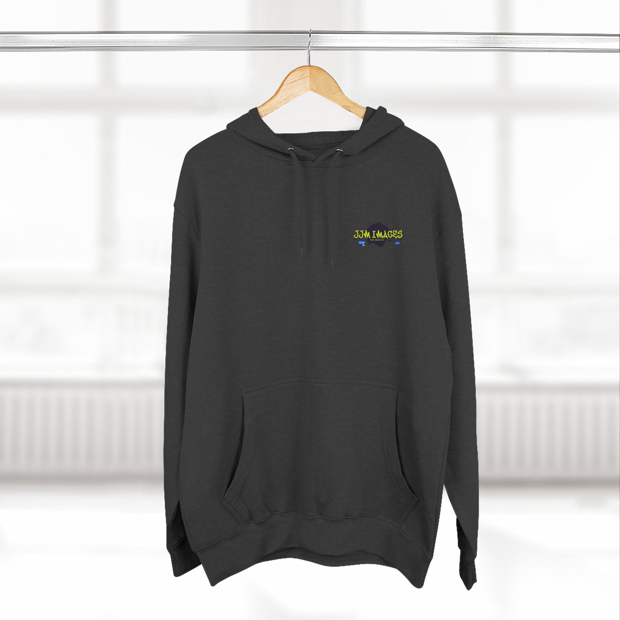 Sports Photographer Hoodie – “I Was Shot By JJM” Graphic Fleece Hoodie