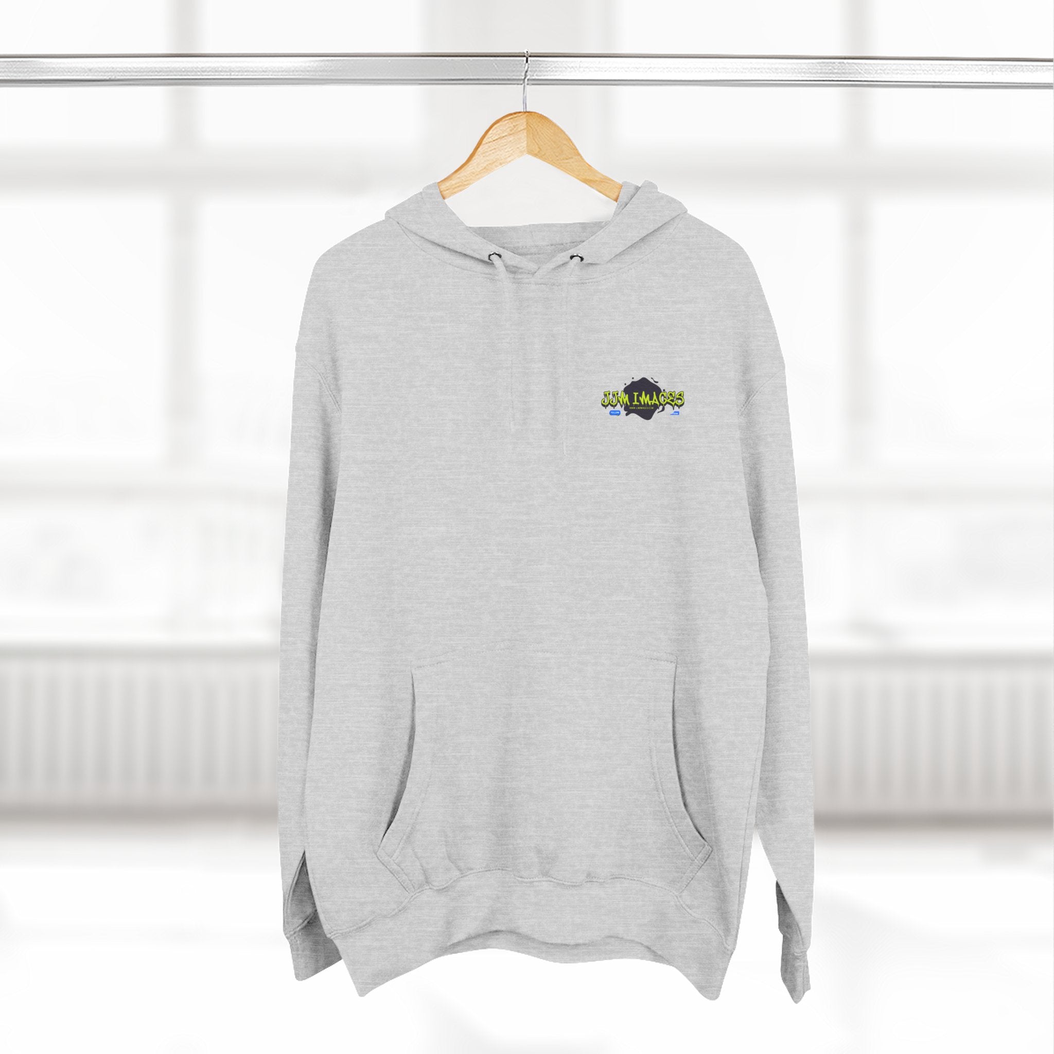 Sports Photographer Hoodie – “I Was Shot By JJM” Graphic Fleece Hoodie