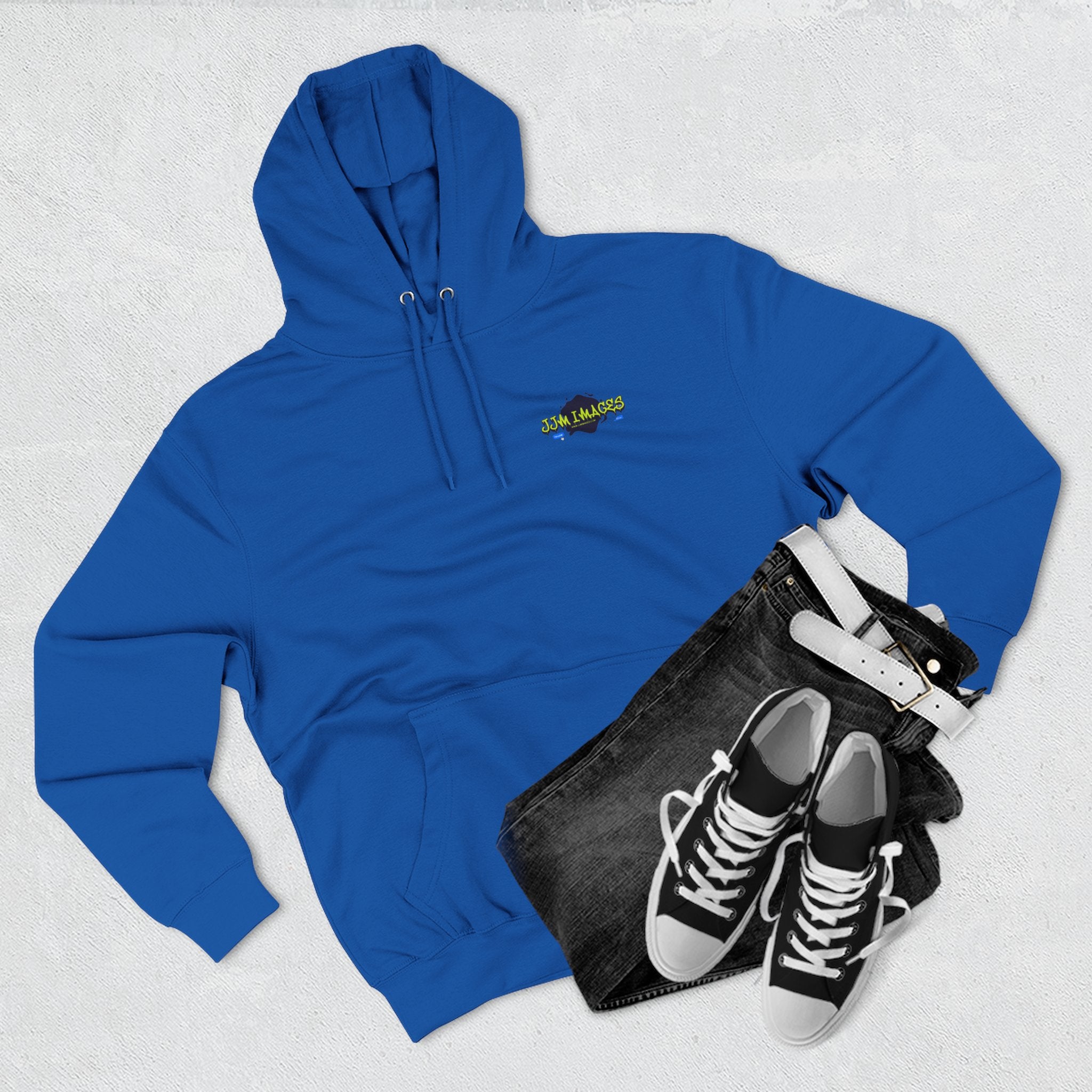Sports Photographer Hoodie – “I Was Shot By JJM” Graphic Fleece Hoodie