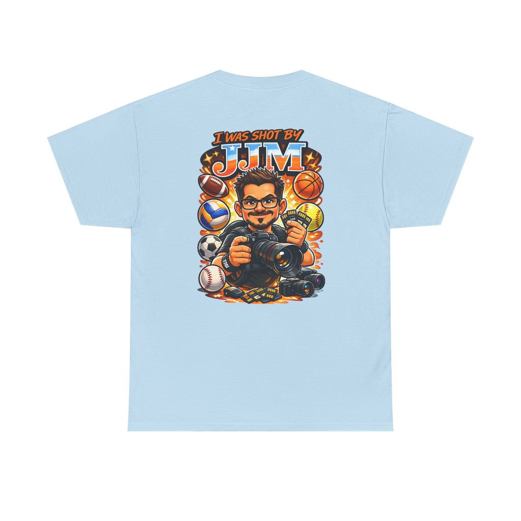 T‑Shirt — 'Island' Tropical Graphic Tee with Palm Silhouette