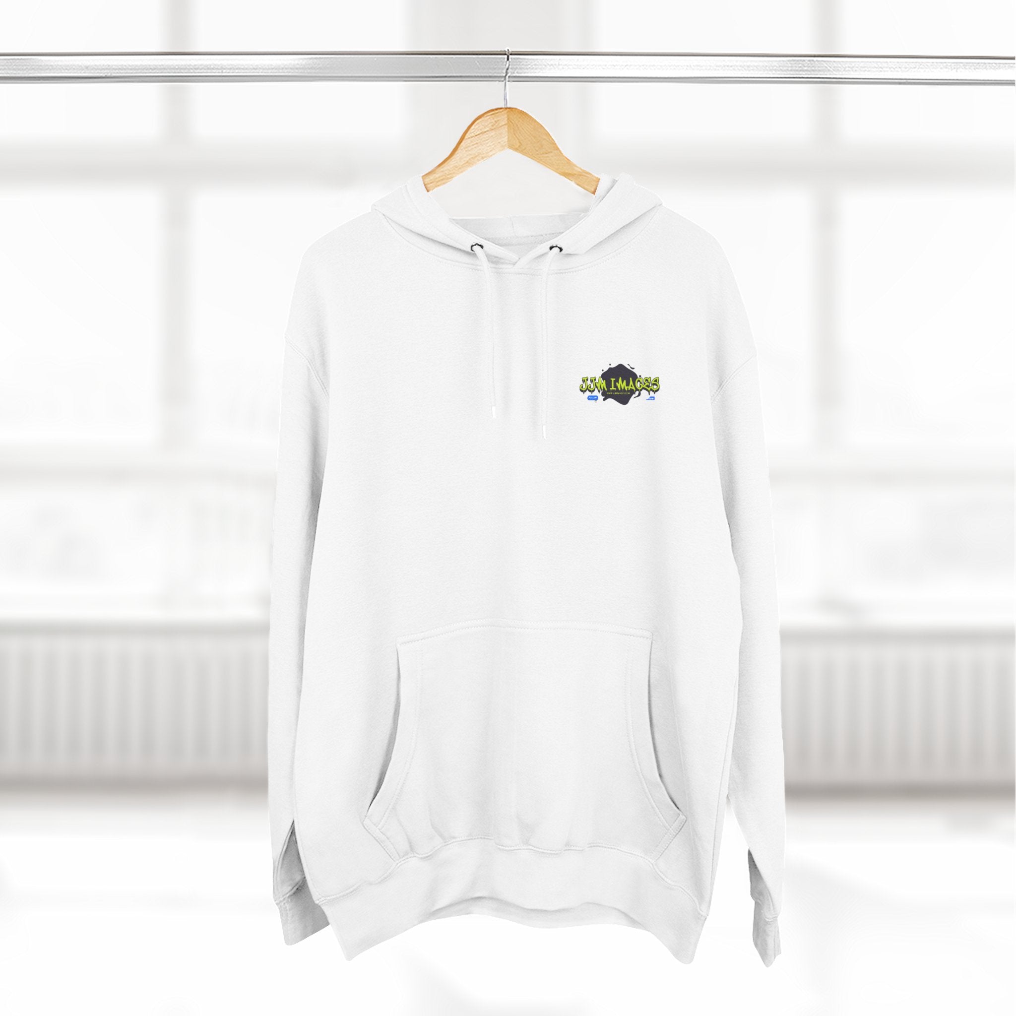 Sports Photographer Hoodie – “I Was Shot By JJM” Graphic Fleece Hoodie