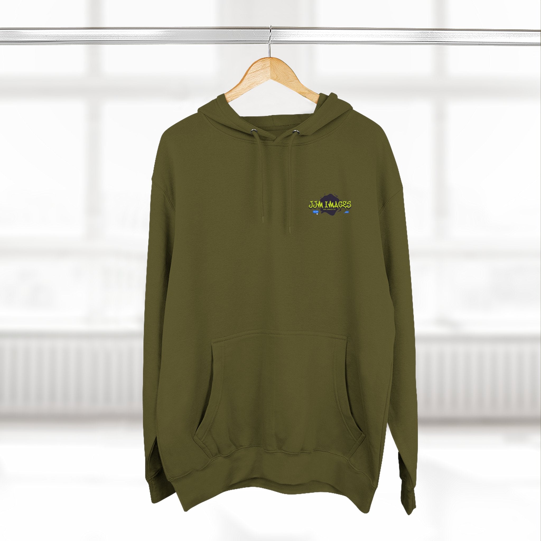 Sports Photographer Hoodie – “I Was Shot By JJM” Graphic Fleece Hoodie