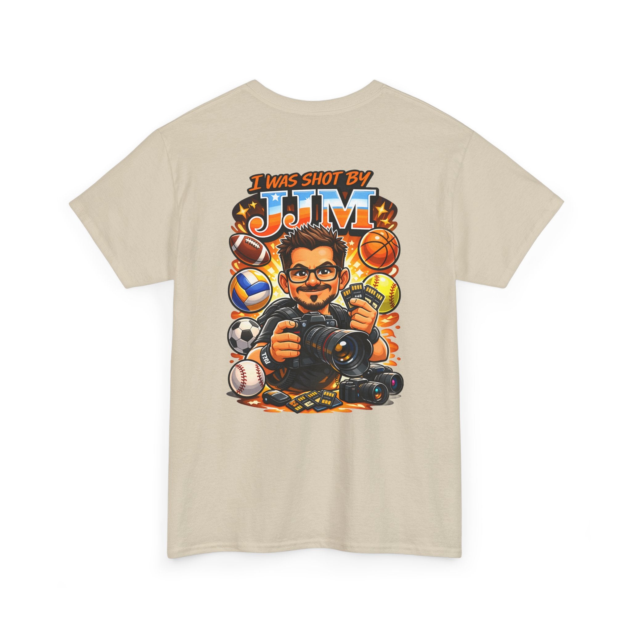 T‑Shirt — 'Island' Tropical Graphic Tee with Palm Silhouette