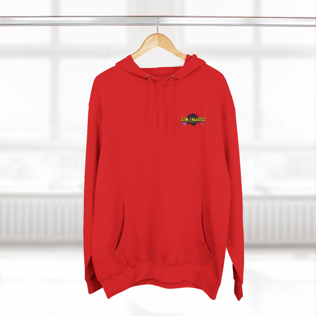 Sports Photographer Hoodie – “I Was Shot By JJM” Graphic Fleece Hoodie