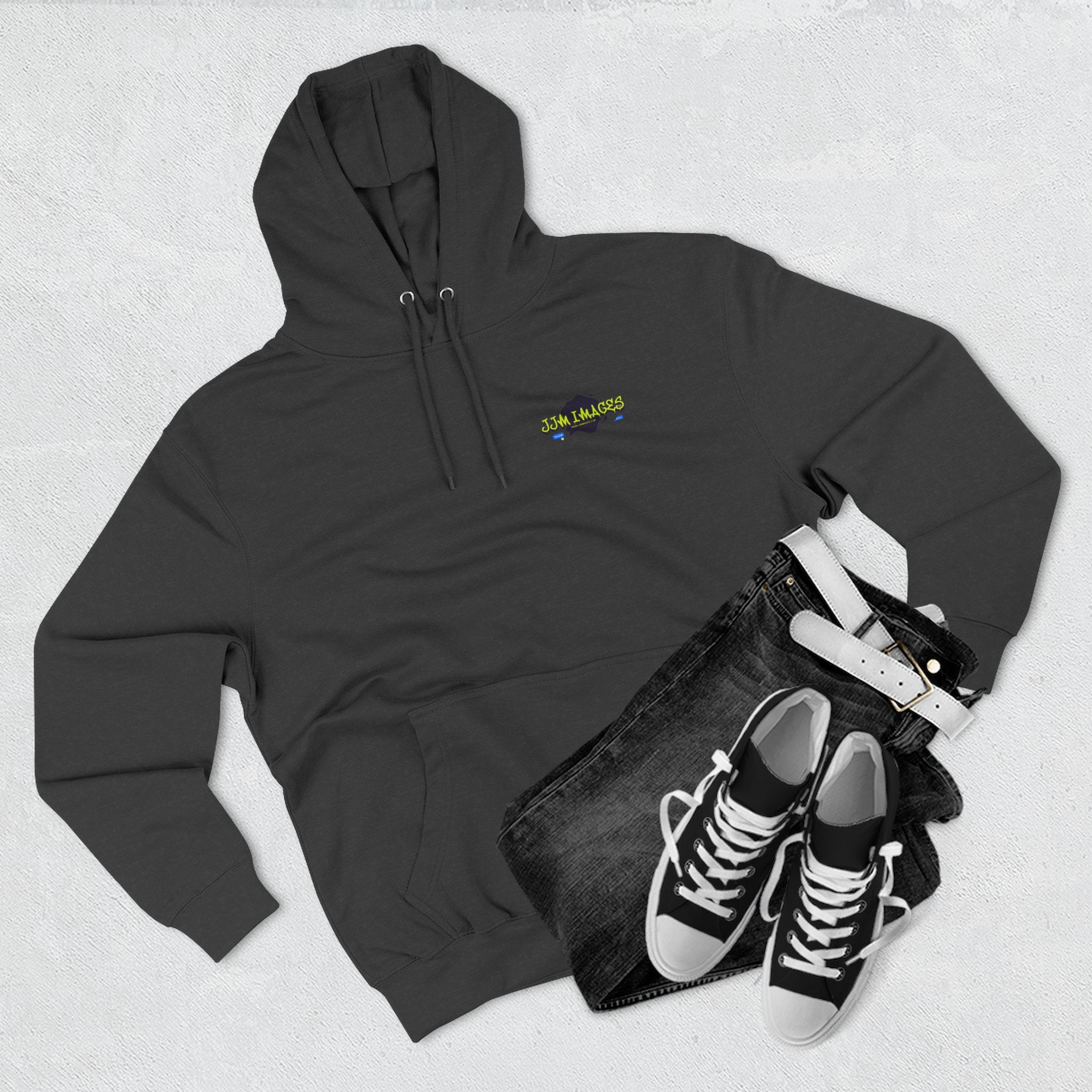 Sports Photographer Hoodie – “I Was Shot By JJM” Graphic Fleece Hoodie