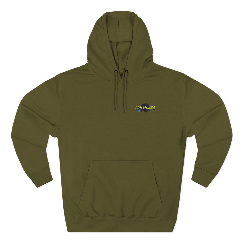 Sports Photographer Hoodie – “I Was Shot By JJM” Graphic Fleece Hoodie