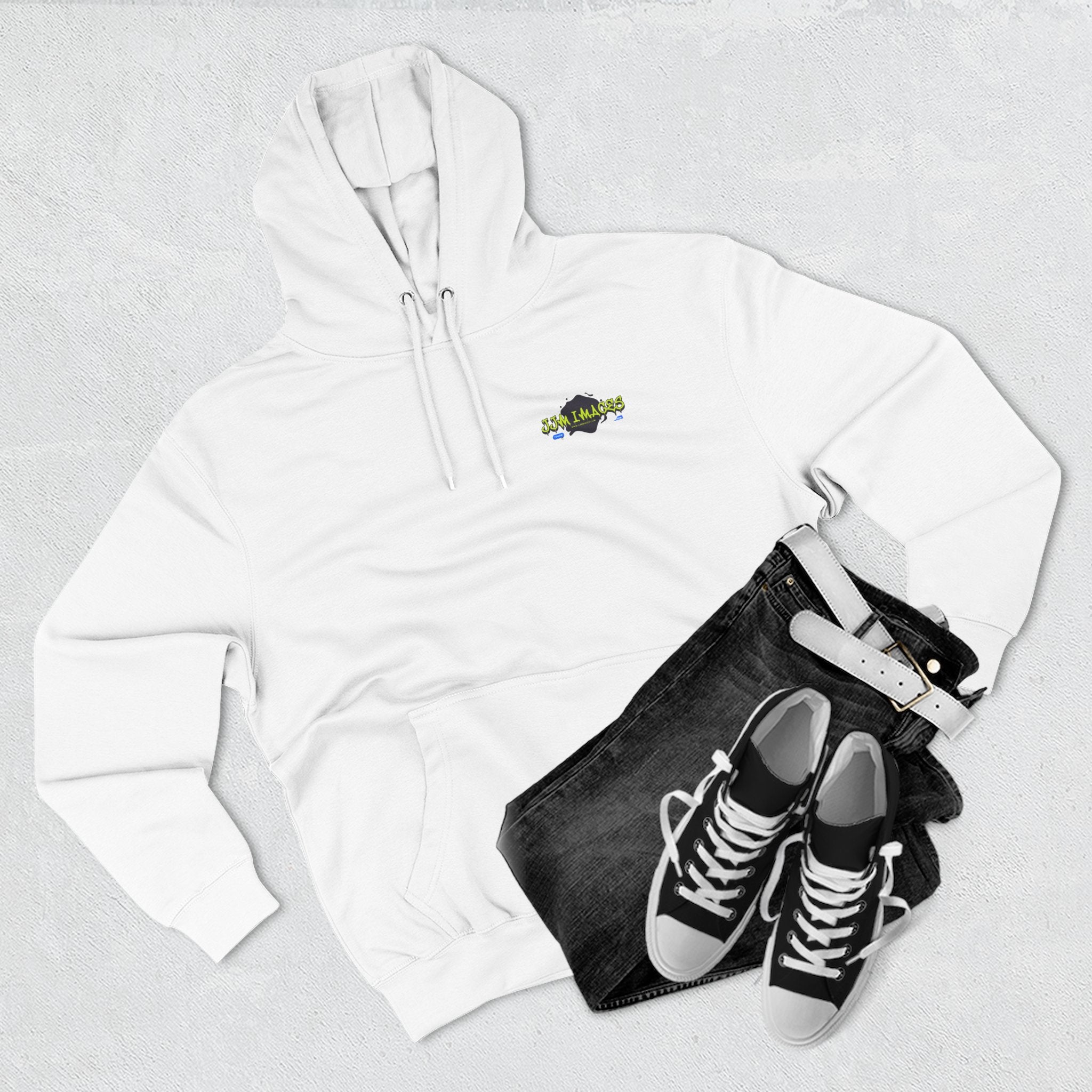 Sports Photographer Hoodie – “I Was Shot By JJM” Graphic Fleece Hoodie