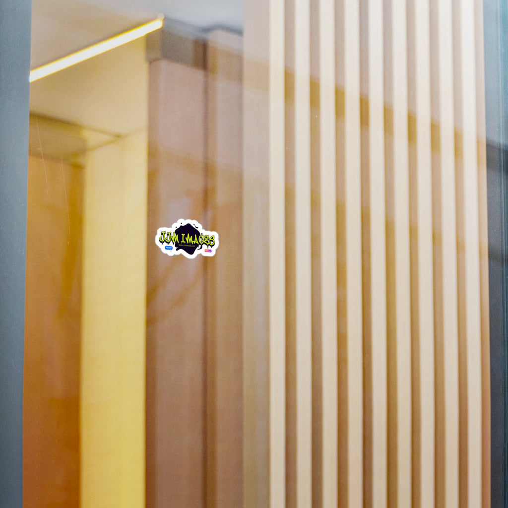 Kiss-Cut Vinyl Decal — JJW Images Logo Sticker (Weatherproof Laptop & Window Sticker)